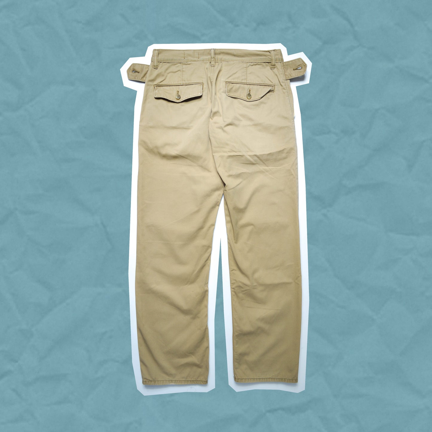 Final Home Beige Button Down Flap Pants (~30~)