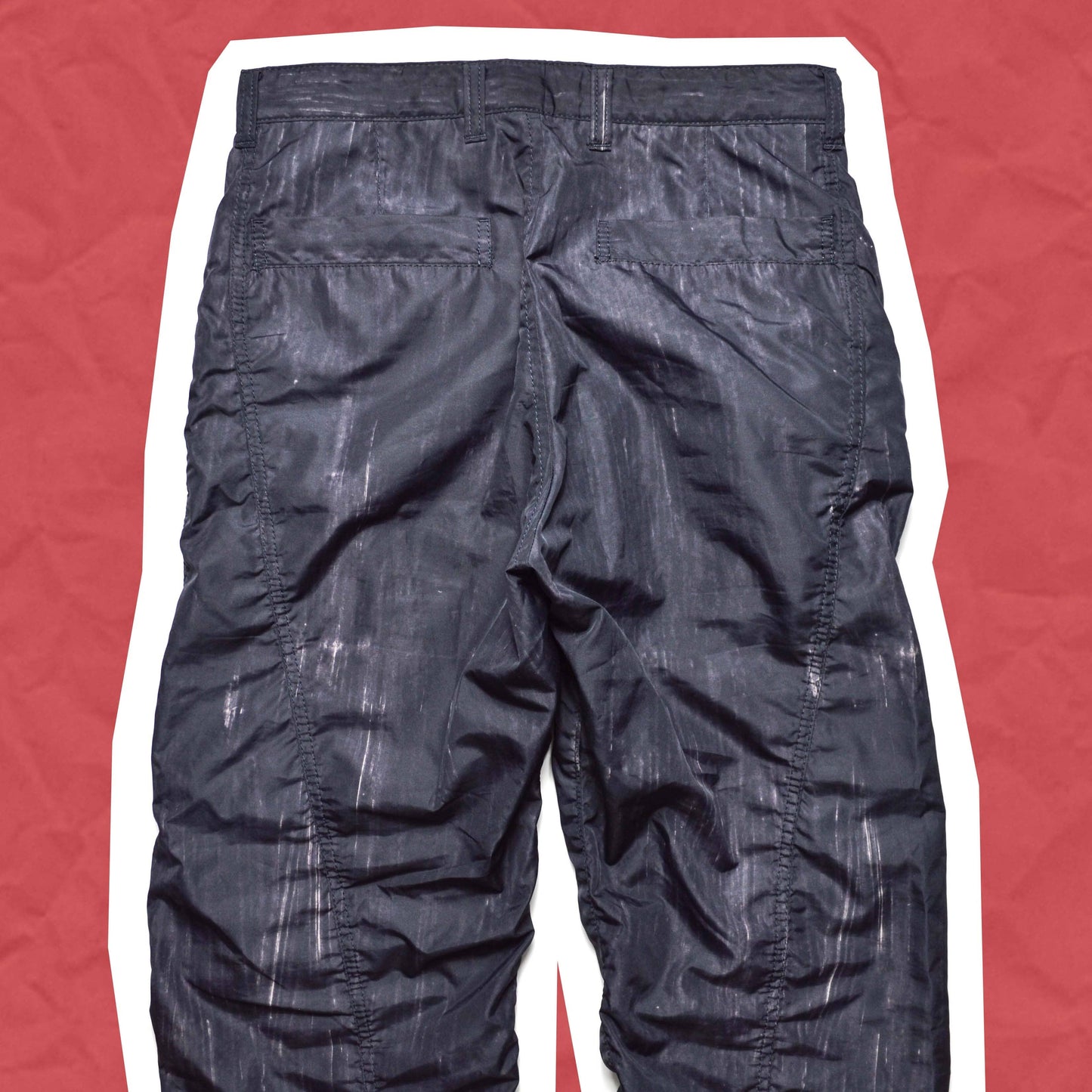 Issey Miyake Scratch Effect Track Pants (~29~)