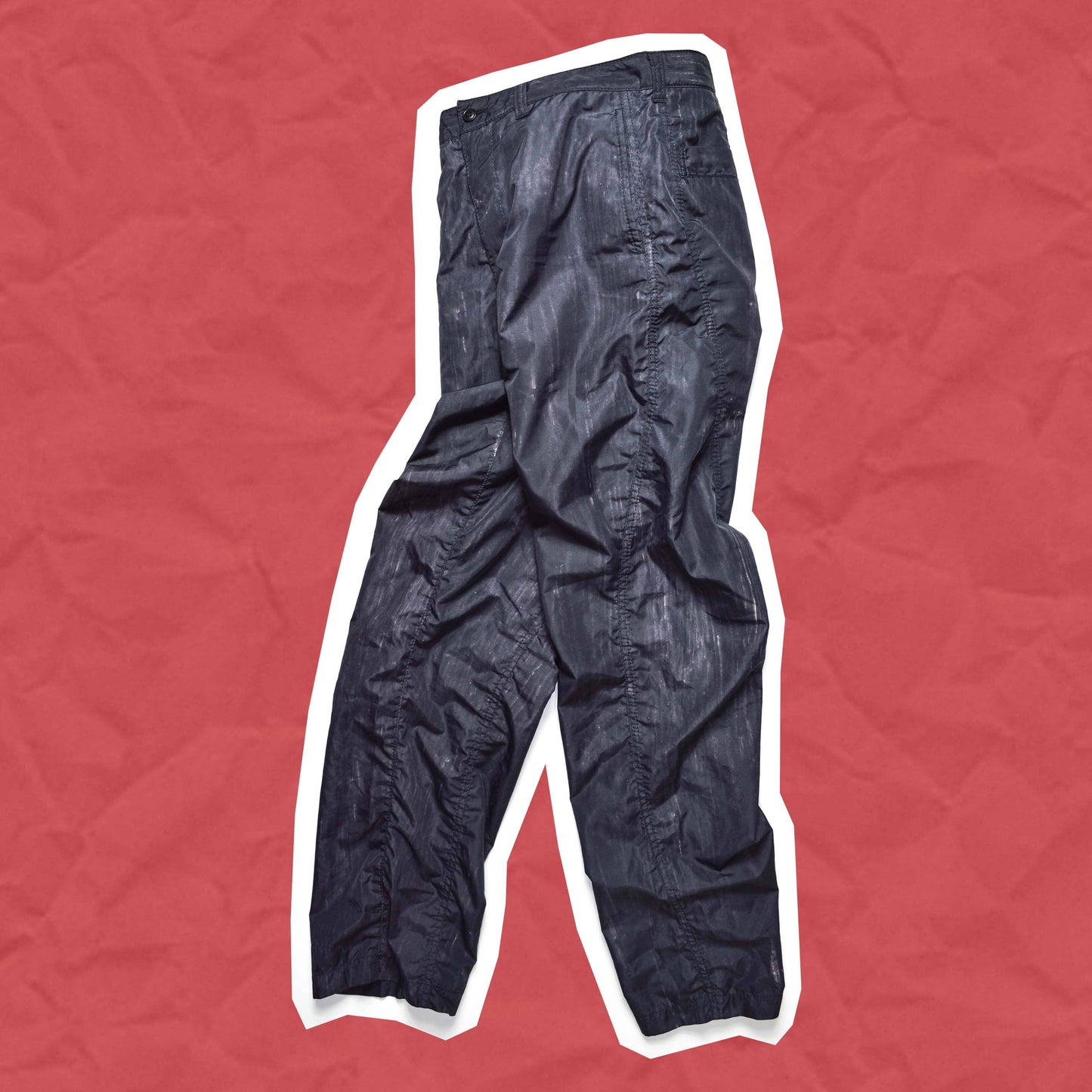 Issey Miyake Scratch Effect Track Pants (~29~)