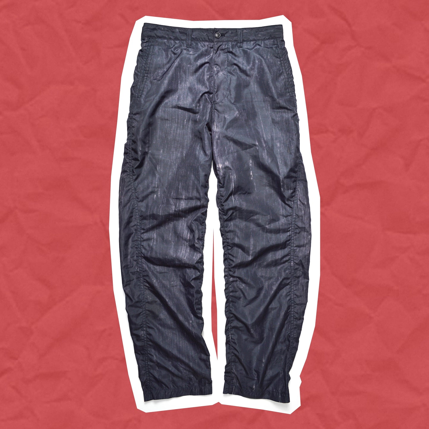 Issey Miyake Scratch Effect Track Pants (~29~)