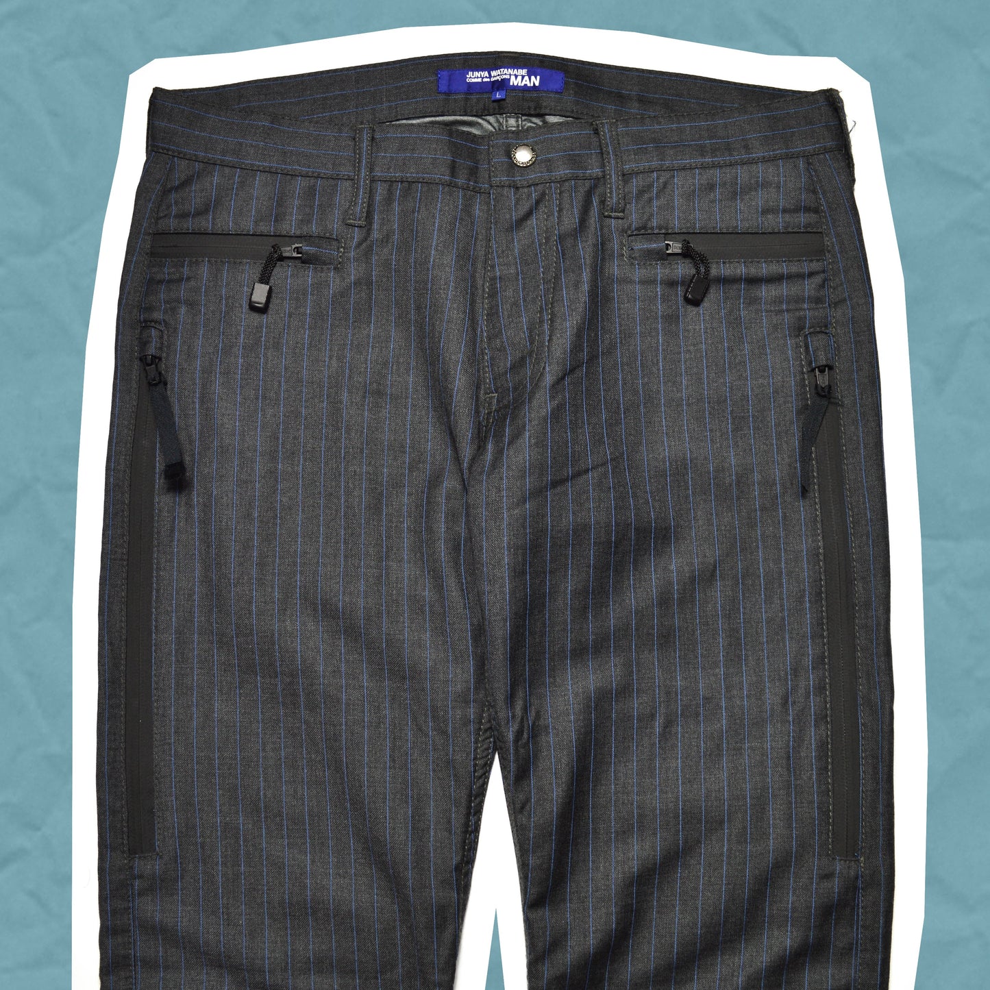 Junya Watanabe MAN S/S 05 Pinstriped Tech Pants (28~30)