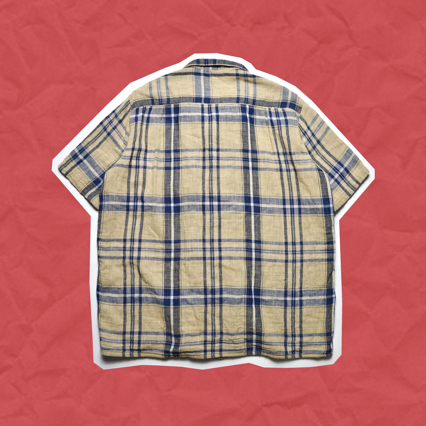 Kapital Plaid Open Collar Shirt (M~L)
