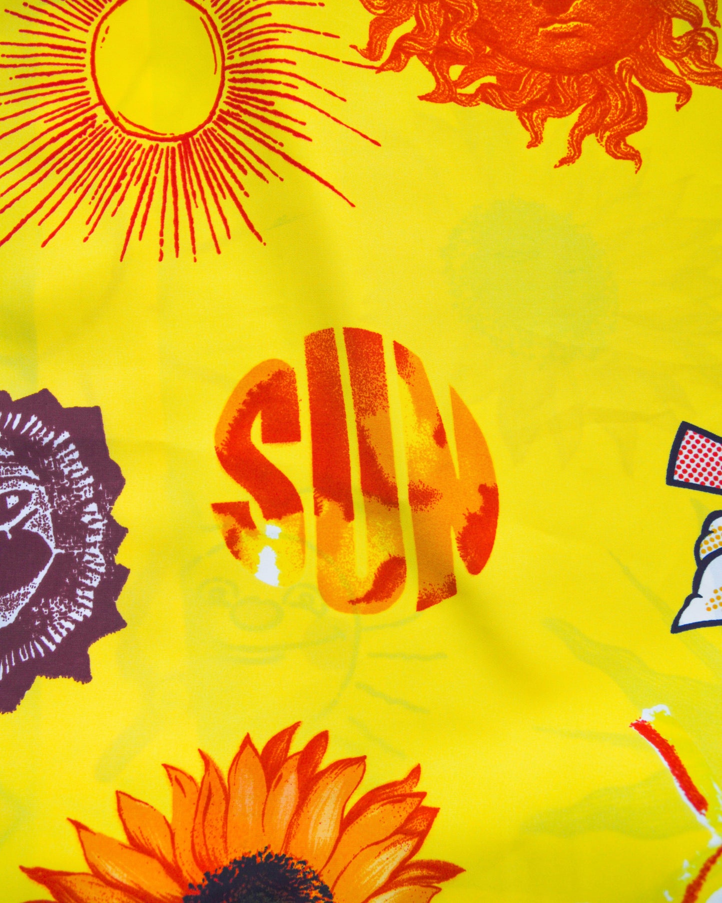 moschino 1993 Yellow Sun Print Shirt (~XL~)