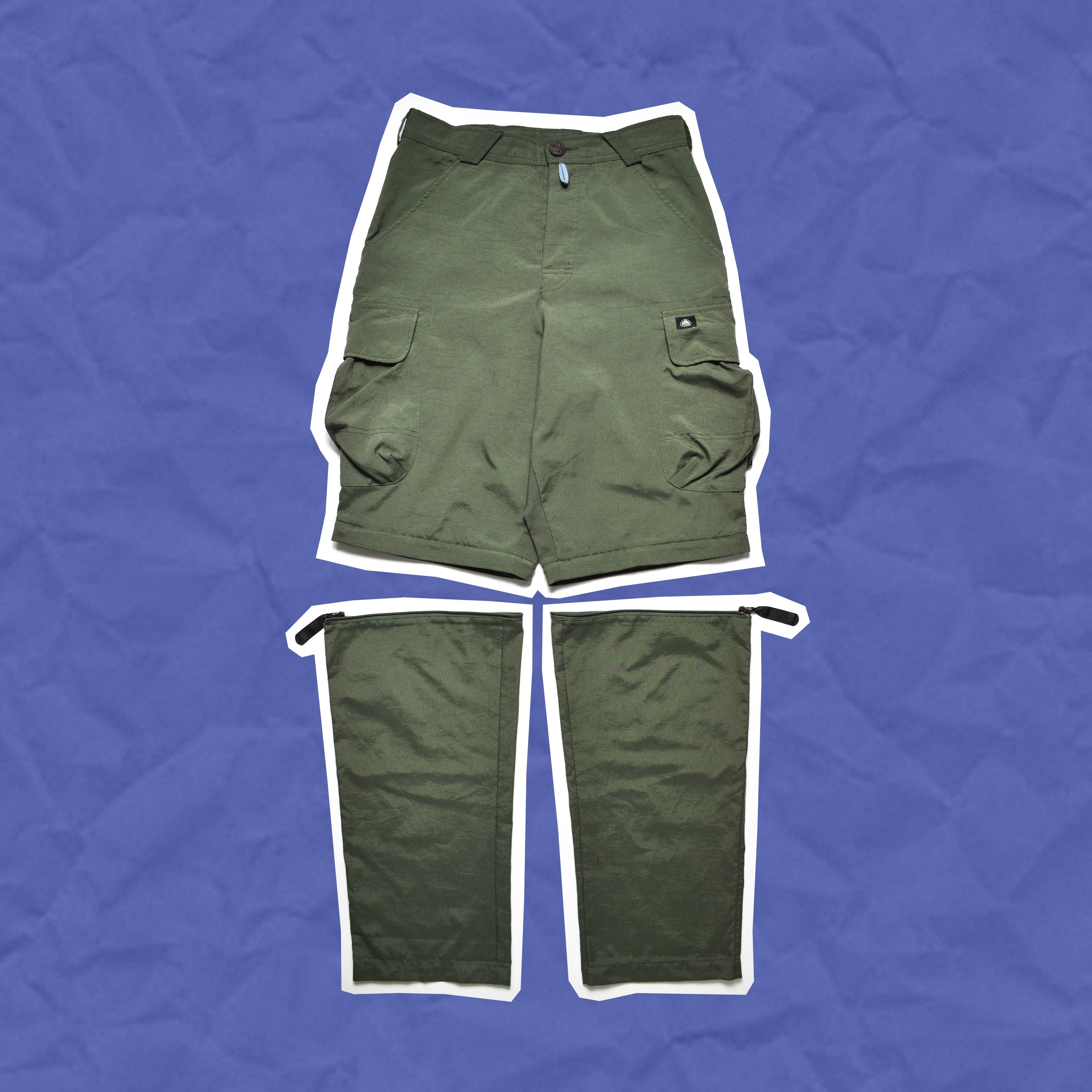 Convertible Cargo Pants - Green