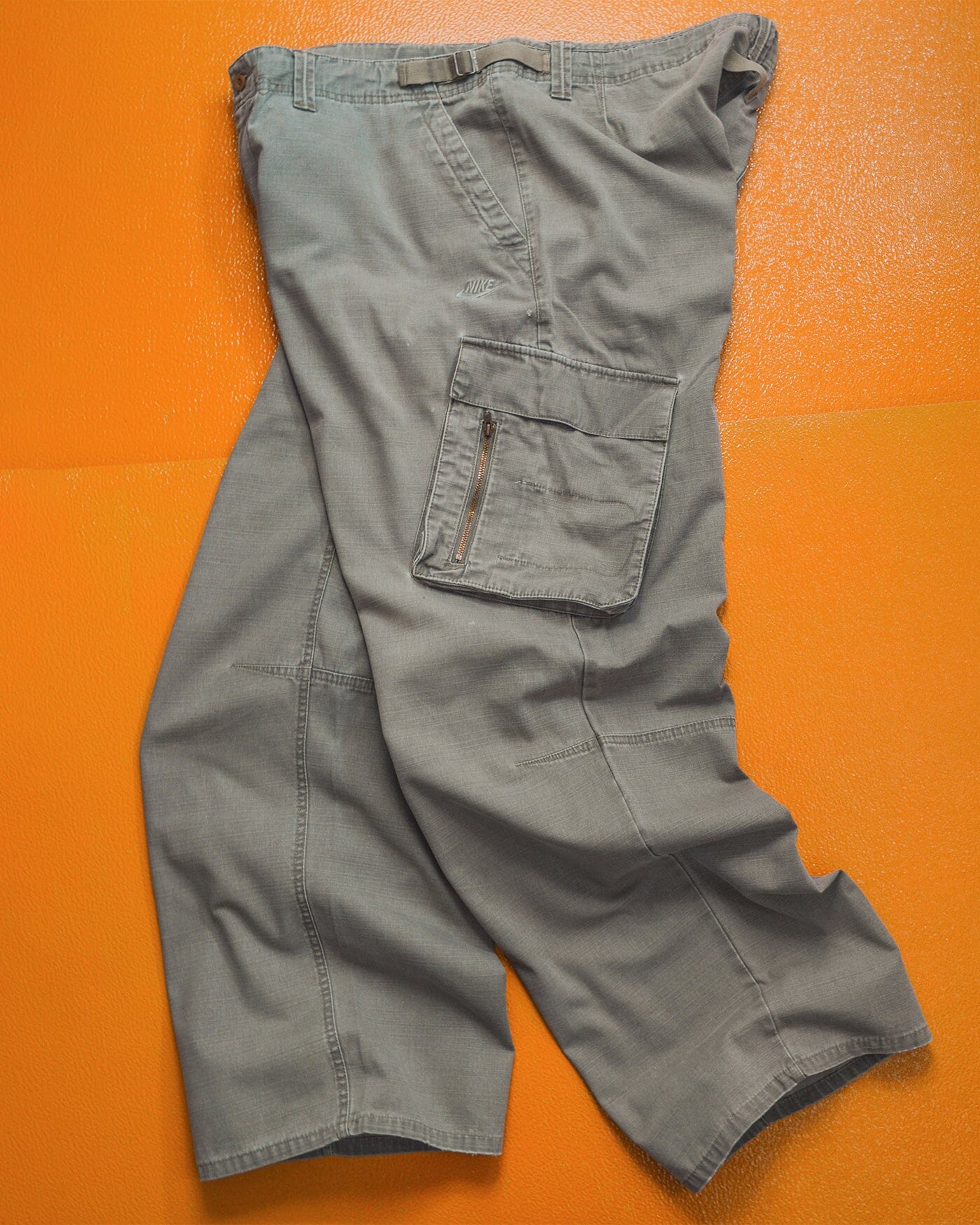 Nike Aged Grey Asymmetrical Cargo Pants (XXL)