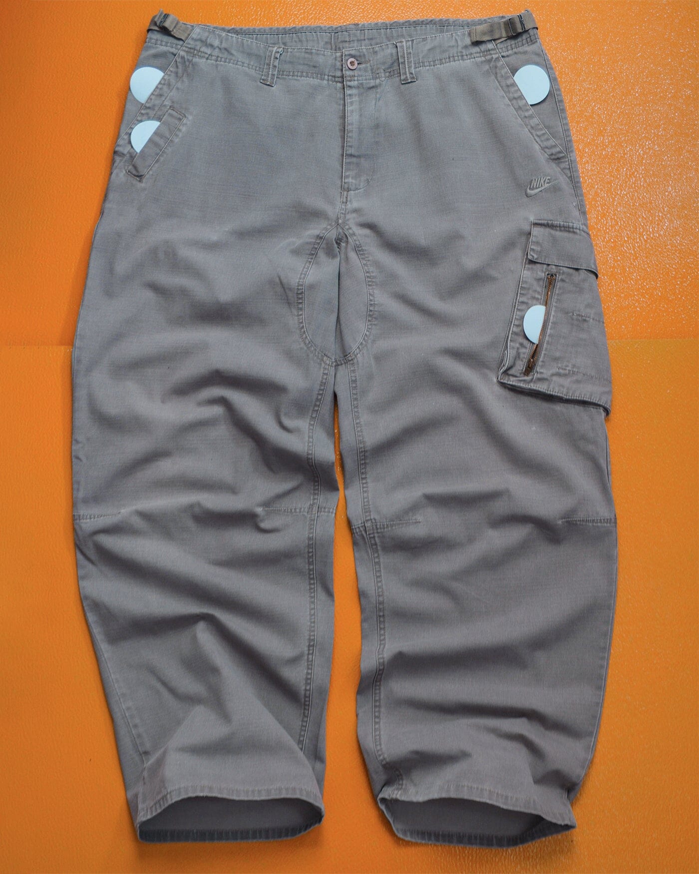 Nike Aged Grey Asymmetrical Cargo Pants (XXL)