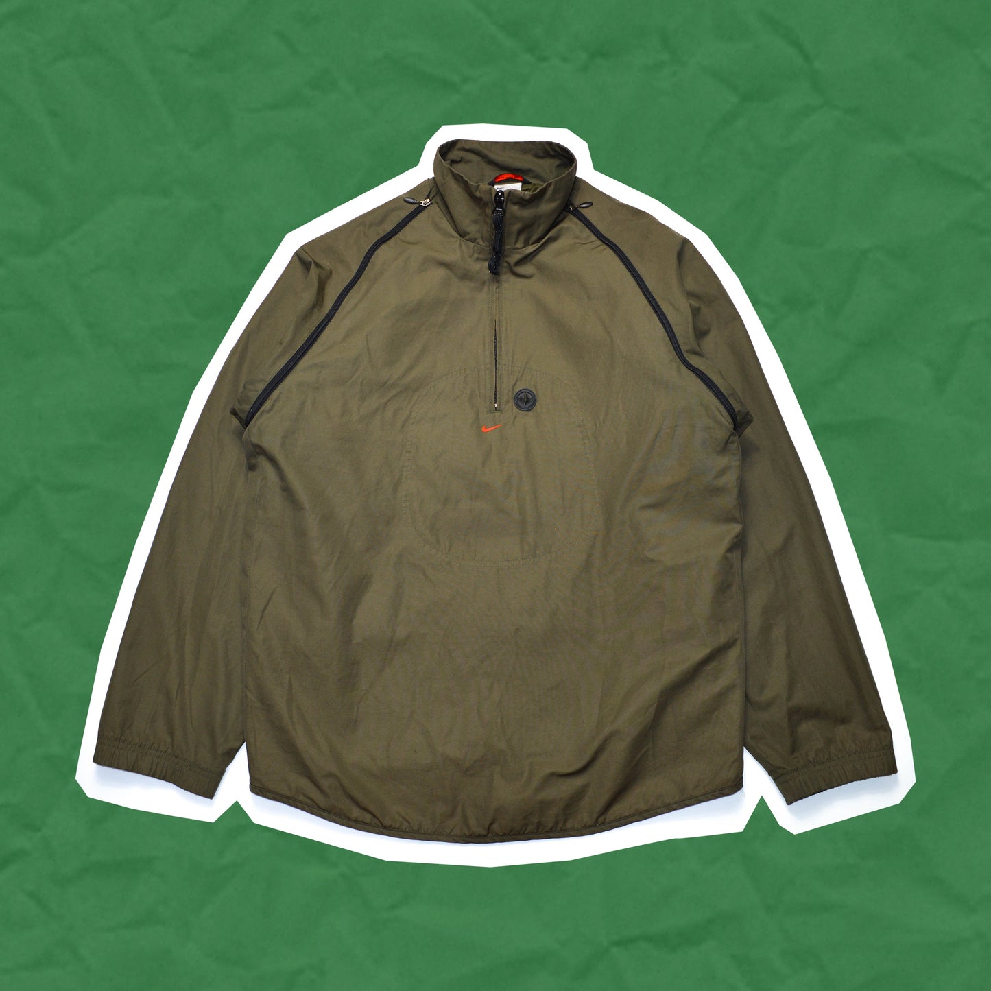Nike CD Player / Stash Pocket Quarter Zip Jacket (L)