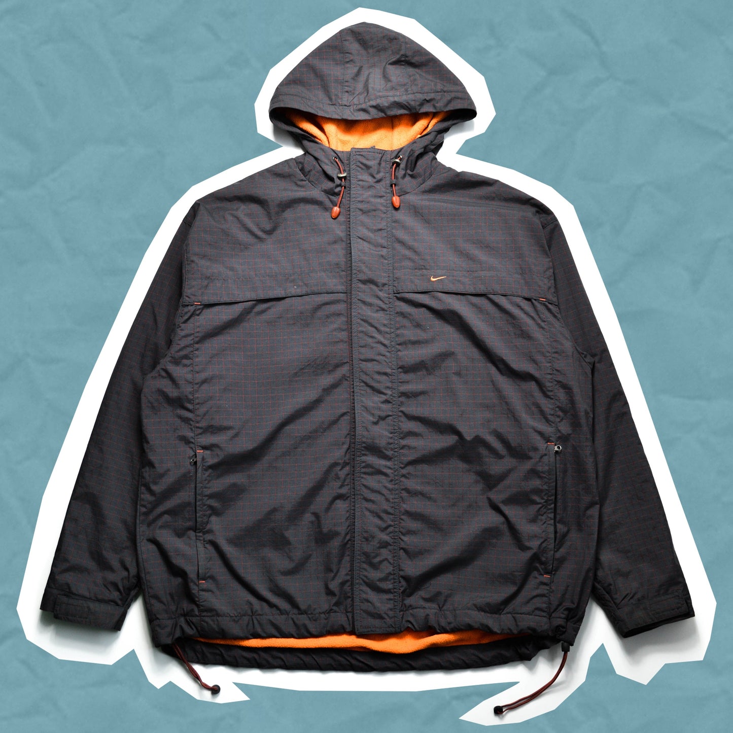 Nike Fall 2000 Micro Grid Script Logo Jacket (~XL~)