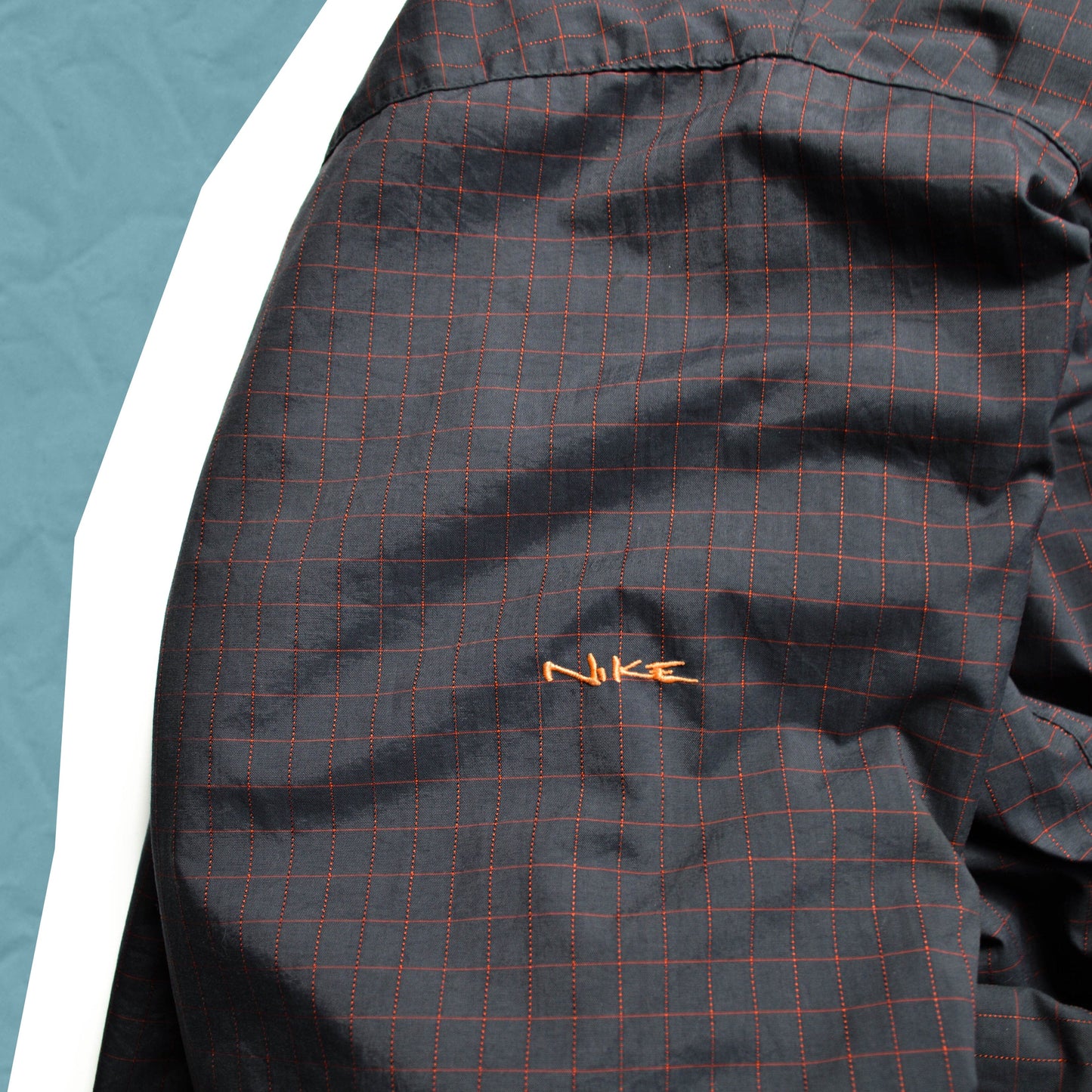 Nike Fall 2000 Micro Grid Script Logo Jacket (~XL~)