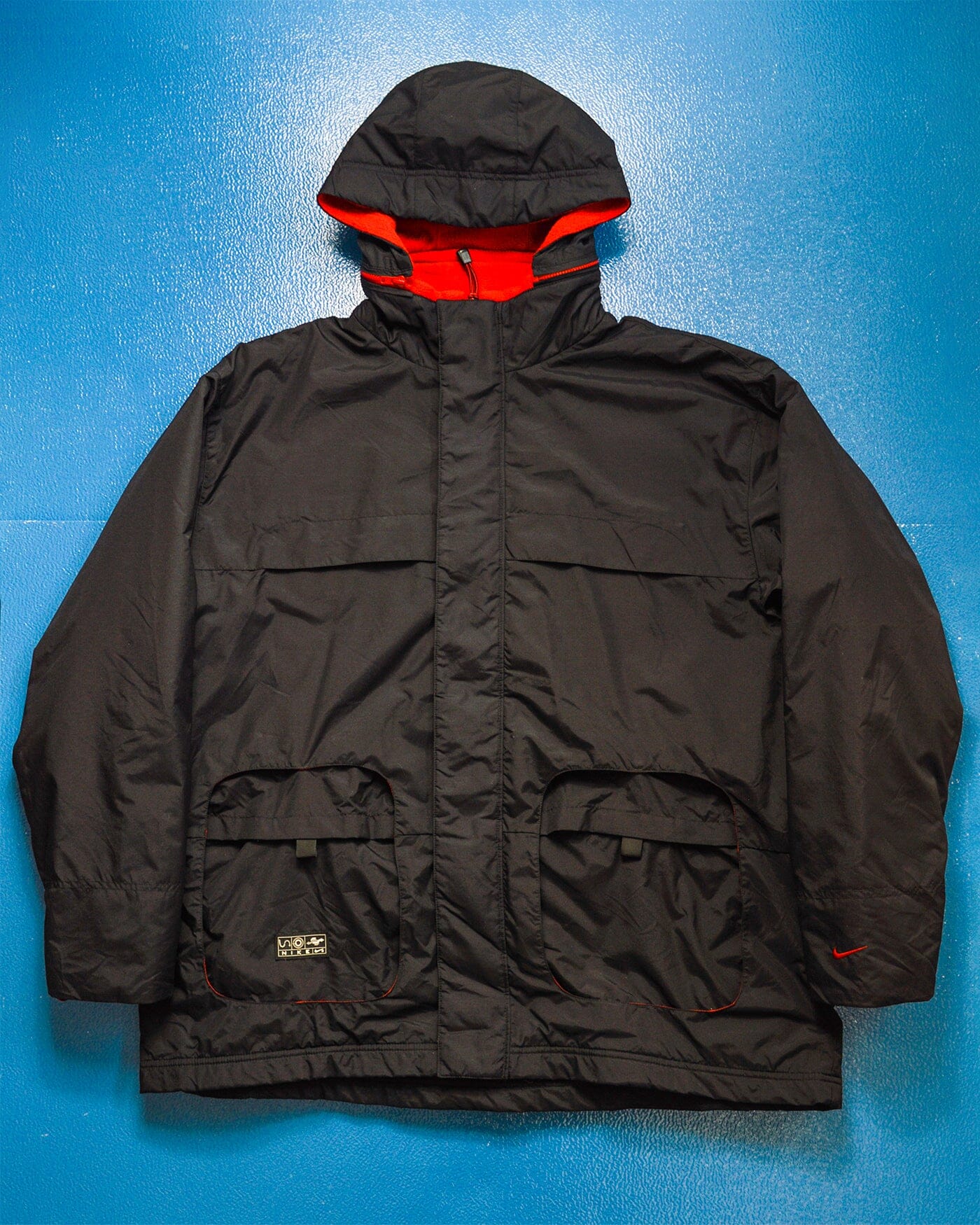 Nike Fall 2000 Technical Egg Cell Style Pocket Fleece Lined Light Jacket (XL)