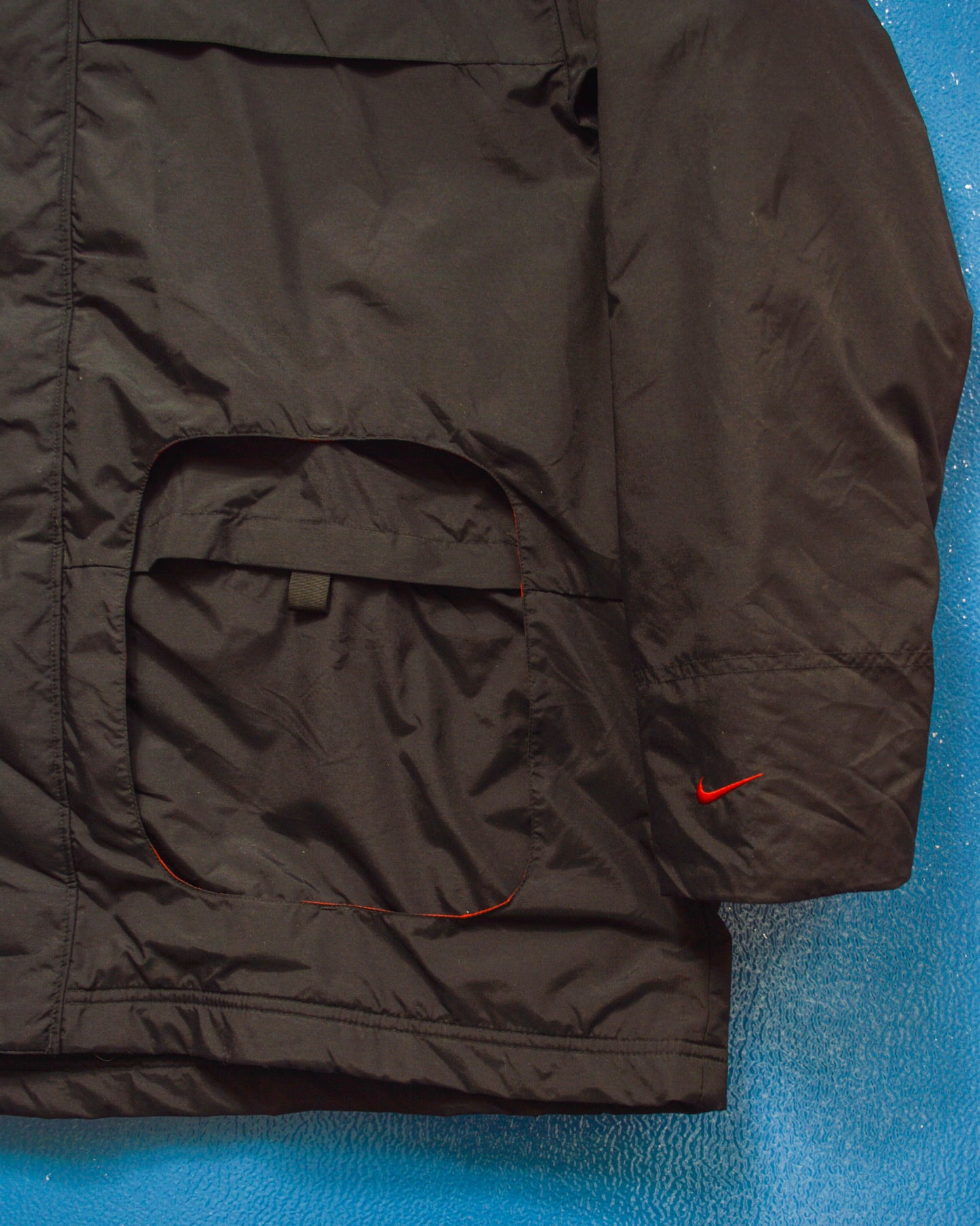 Nike Fall 2000 Technical Egg Cell Style Pocket Fleece Lined Light Jacket (XL)