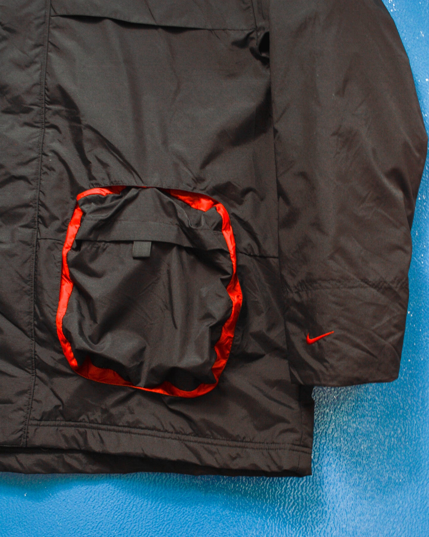 Nike Fall 2000 Technical Egg Cell Style Pocket Fleece Lined Light Jacket (XL)