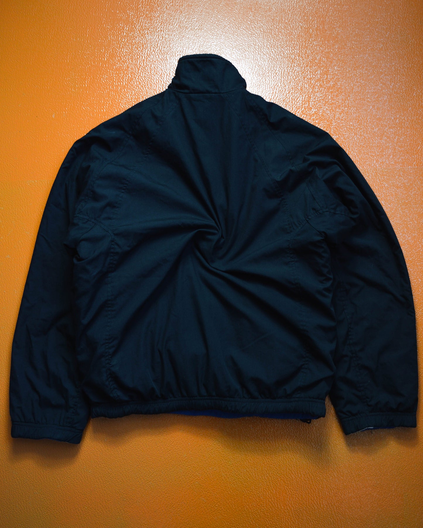 Nike Reversible Center Swoosh Asymmetrical Zipper Fleece Pullover (S~M)