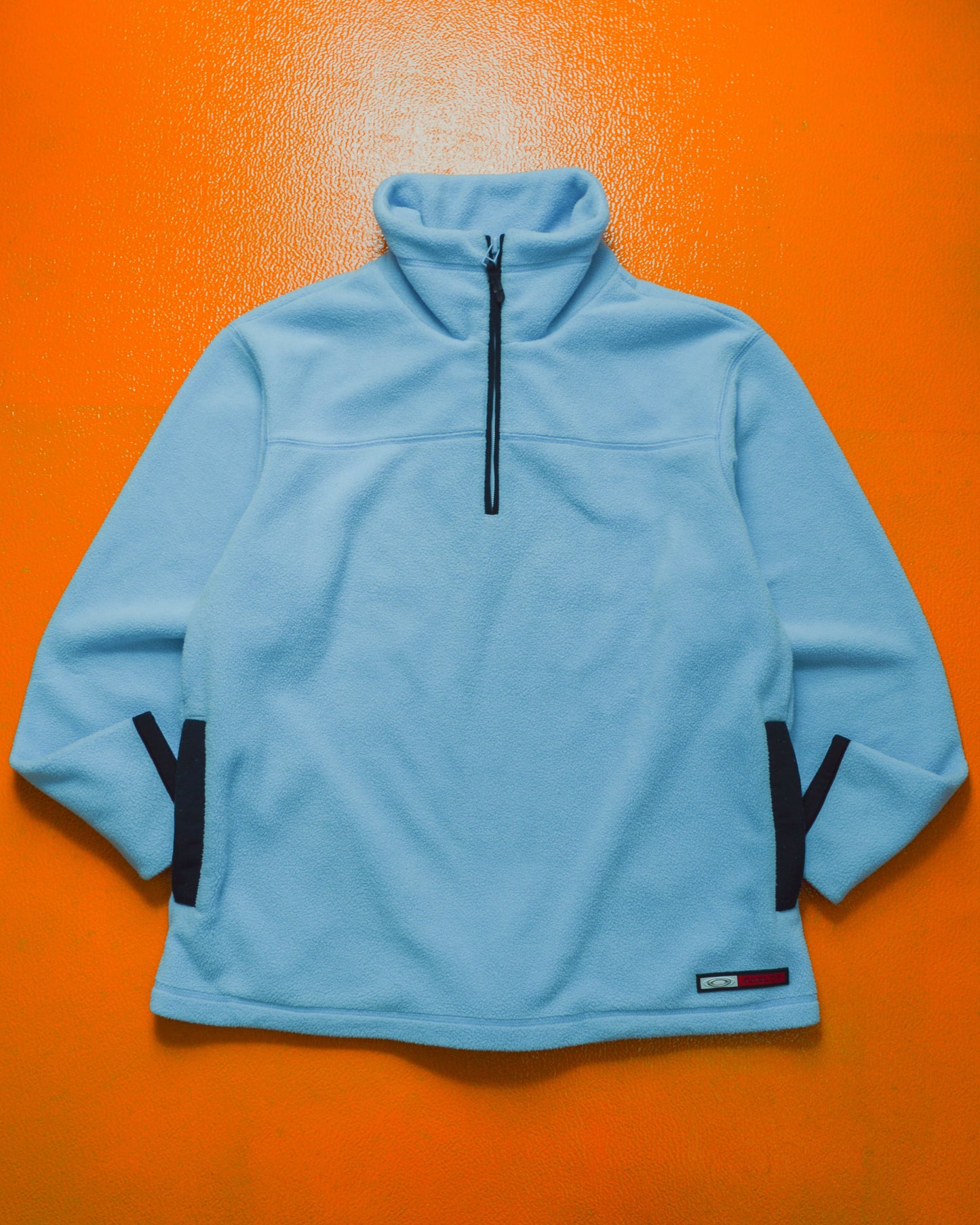 Oakley Software Baby Blue Quarter Zip Fleece Jumper (M)