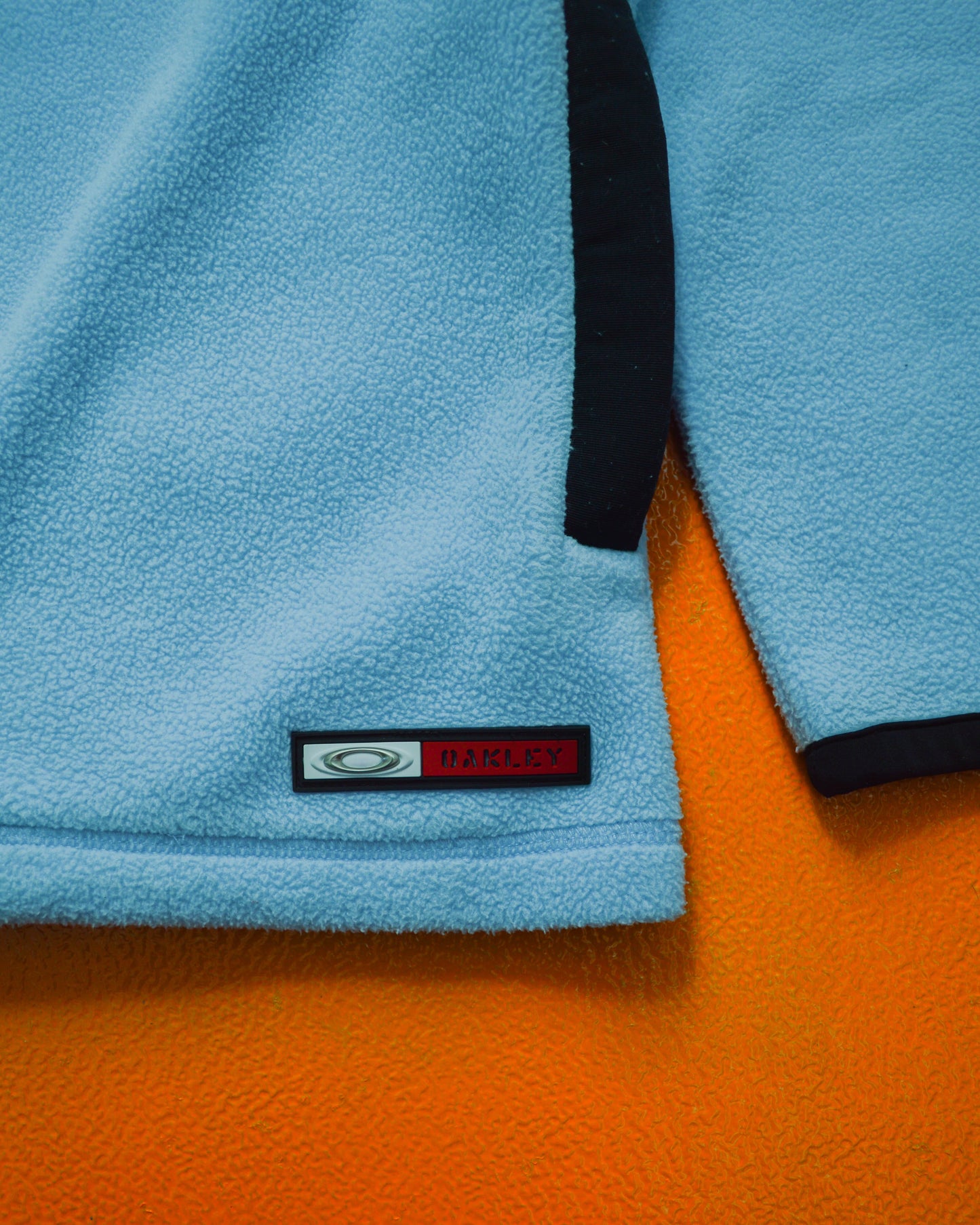 Oakley Software Baby Blue Quarter Zip Fleece Jumper (M)