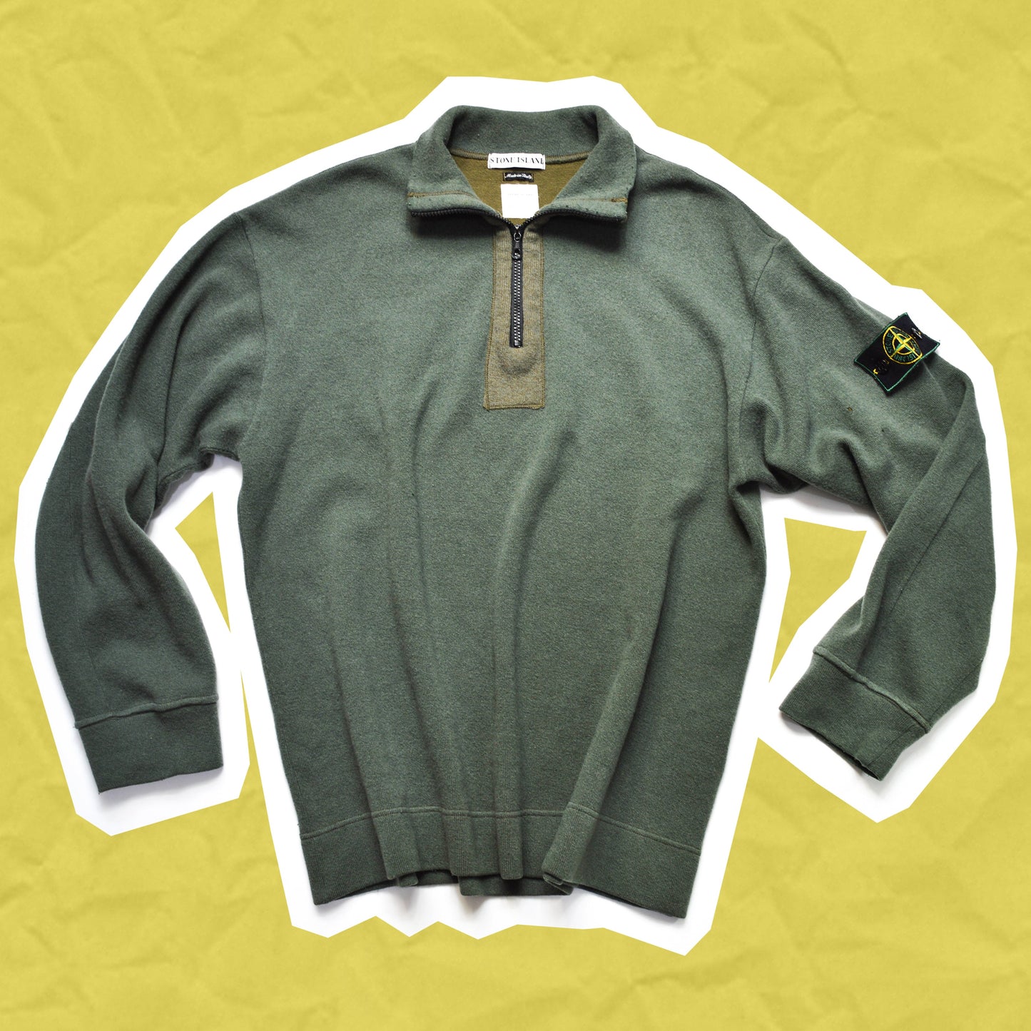 Stone Island A/W 96 Green Quarter Zip (~L~)