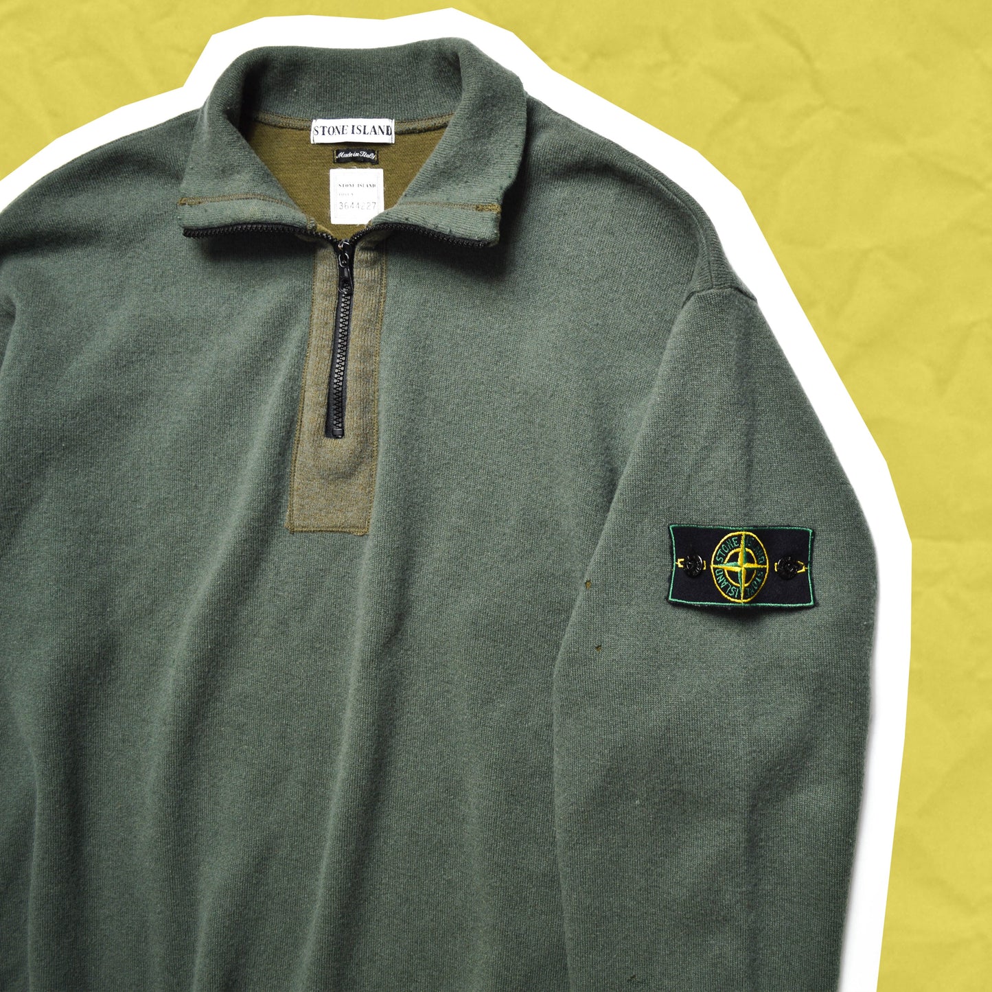 Stone Island A/W 96 Green Quarter Zip (~L~)