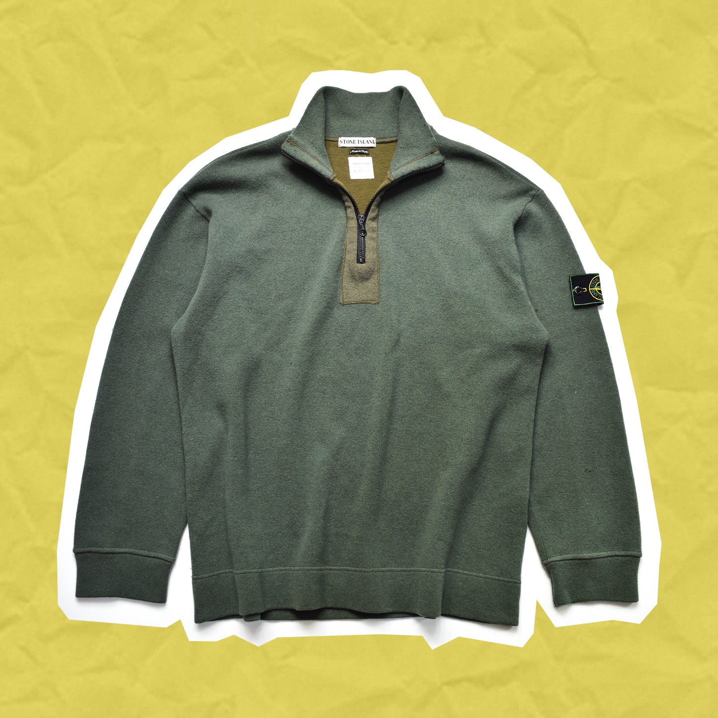 Stone Island A/W 96 Green Quarter Zip (~L~)