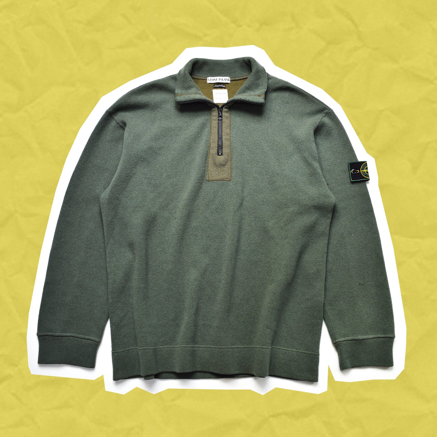 Stone Island A/W 96 Green Quarter Zip (~L~)