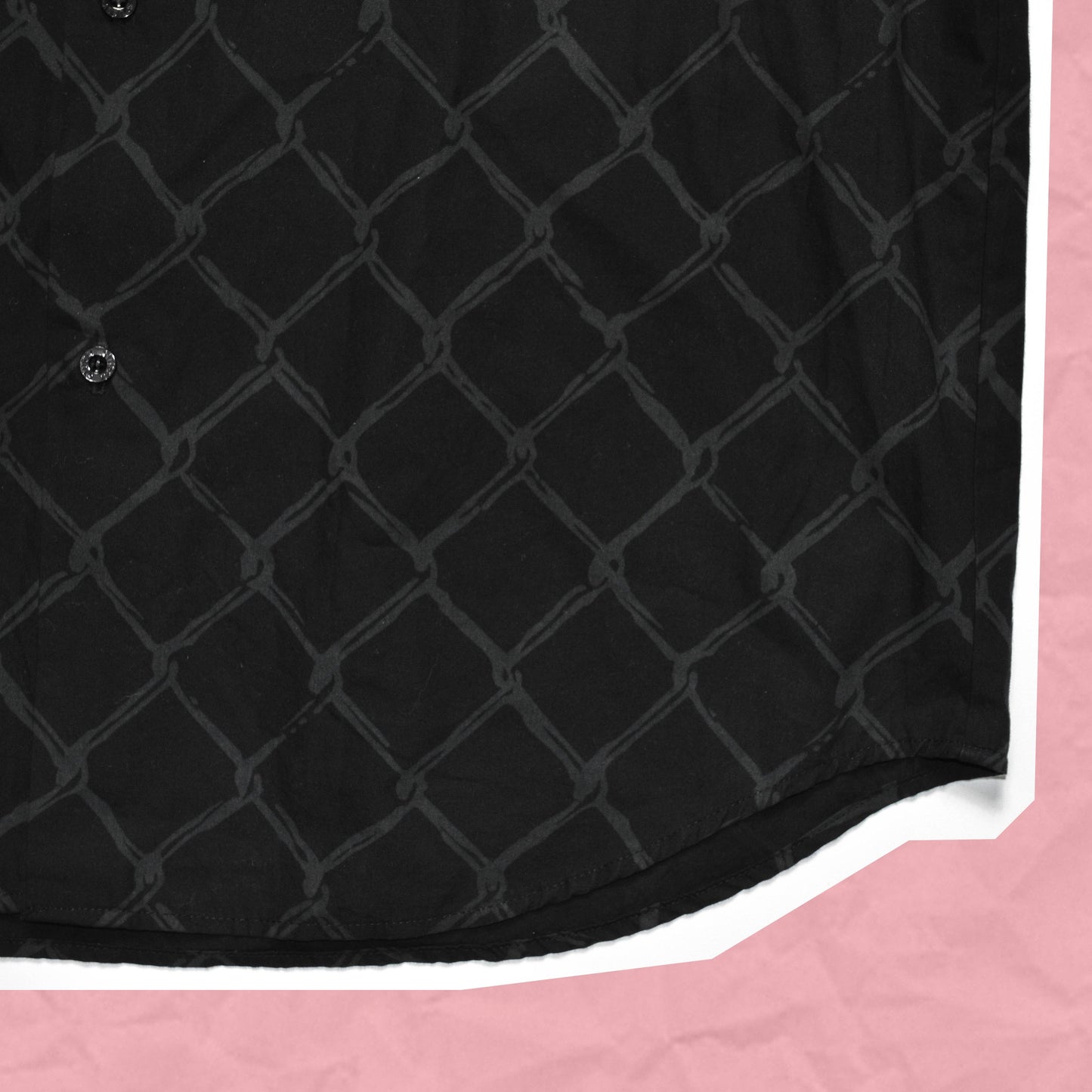 Stussy Barbed Wire Black Shirt (L)