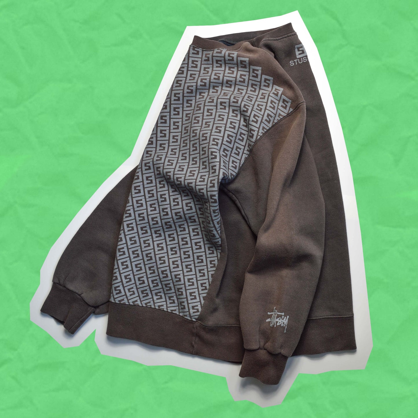 Stussy Fendi Inspired Inspired Monogram Jumper (M)