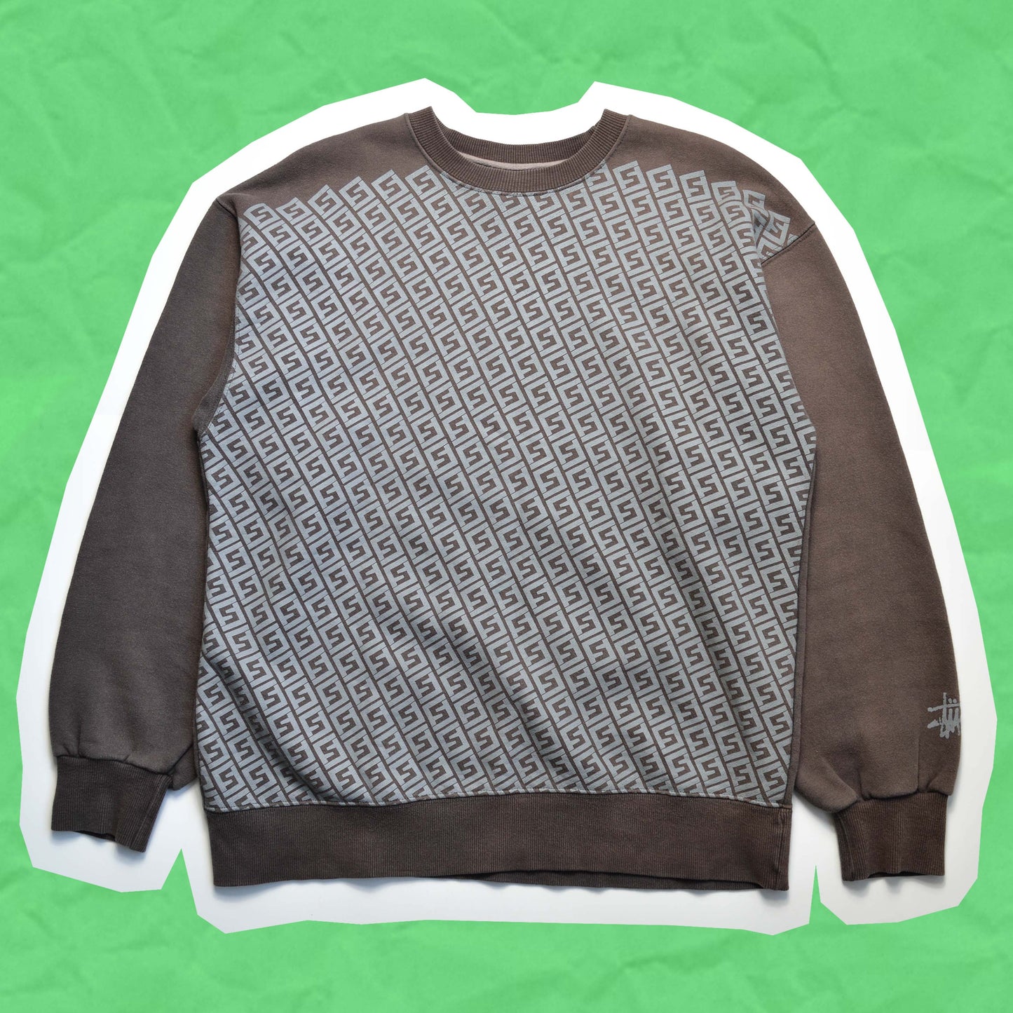Stussy Fendi Inspired Inspired Monogram Jumper (M)