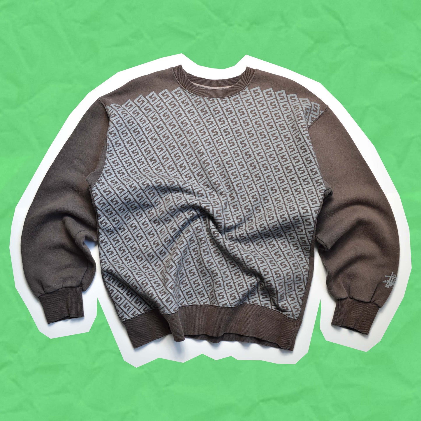 Stussy Fendi Inspired Inspired Monogram Jumper (M)