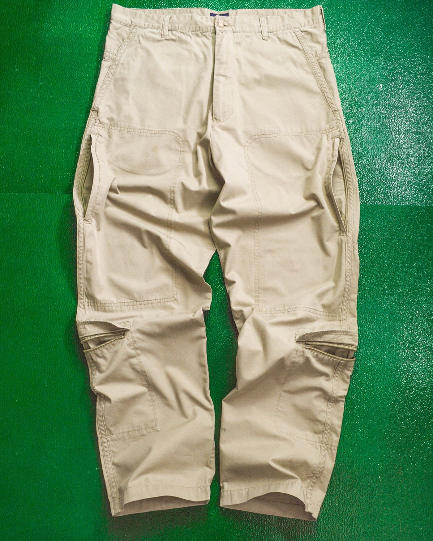 Stussy Multi-Pocket Tactical Cream Flight / Cargo Pants (~34~)