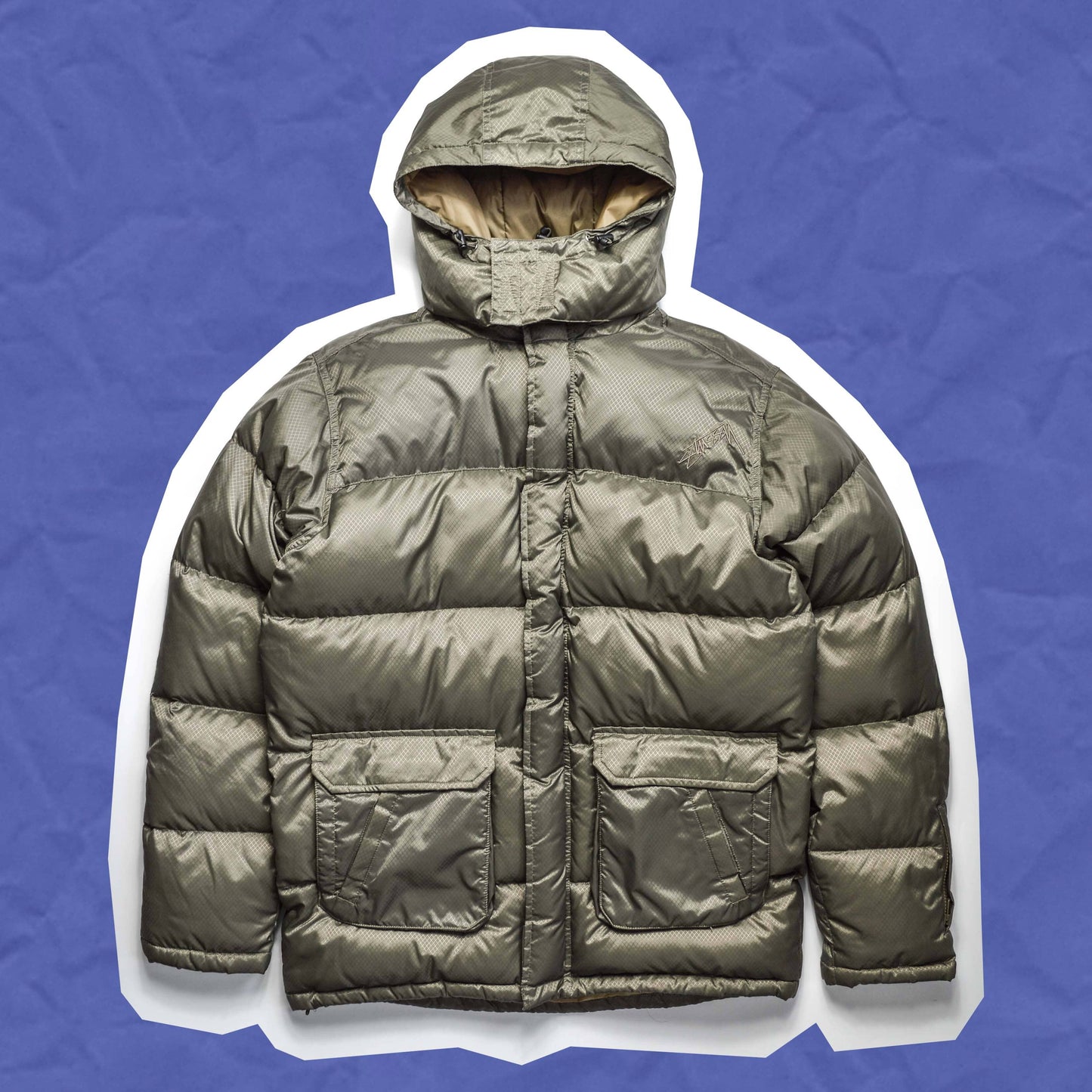 Stussy Ripstop Multi-compartment Tactical Puffer Jacket (M~L)