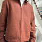 90s Washed Red Textured Work Jacket (M)