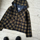 Plaid Fleece Zip Up Jacket (~S~)