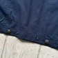 80s Pleated Front Boxy Navy Work Jacket (~L~)