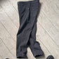 Early 2000s Eco-stone Diagonal Weave Textured Grey Pants / Trousers  (28~30)