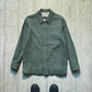 1996 Muted Grey Green  Hidden Placket Jacket (~L~)