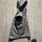 Grey Hooded Snap Down Lightly Padded Minimal Vest (~S~)