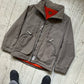 Tan Multi-pocket Fleece Lined Cargo Jacket (~L~)