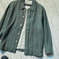 1996 Muted Grey Green  Hidden Placket Jacket (~L~)