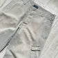 2000s Natural Dyeing Sand Tone Asymmetrical Cargo Denim /Jeans (30~32)