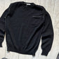 1993 Black Contrast Seam Stitch Light Weight Knit Sweater (XS~S)