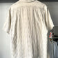 1996 Grey Cream Staggered Stripe Shirt (~L~)