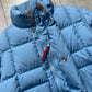 Sport Baby Blue Internal Backpack / Carry Strap Puffer Jacket (L~XL)