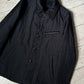 2002 Homme Textured Needle Punch Style Tonal Black Work Jacket (~M~)