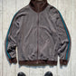 Brown /Teal  Velour Side Striped Track Top / Jumper (~XL~)