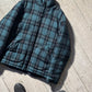 90s Harris Tweed Wool Plaid Puffer Jacket (OS)