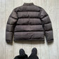 Grey Brown / Mocha Micro Plaid Puffer Jacket (M & L)