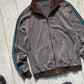 Brown /Teal  Velour Side Striped Track Top / Jumper (~XL~)