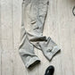 2000s Natural Dyeing Sand Tone Asymmetrical Cargo Denim /Jeans (30~32)