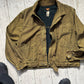 80s Two Tone Yellow Denim Work Jacket (M~L)