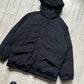 Early 2000s Black Padded Down Jacket / Parka (~XL~ )