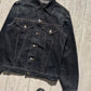 2003 Washed Dark Wash Denim Trucker Jacket (~M~)